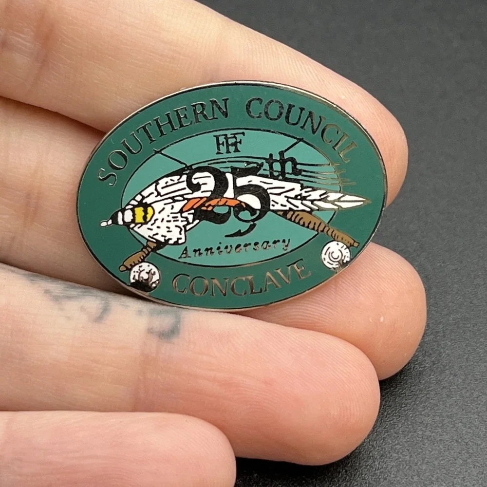 Southern Council‎ Conclave 25th Anniversary Lapel Hat Pin